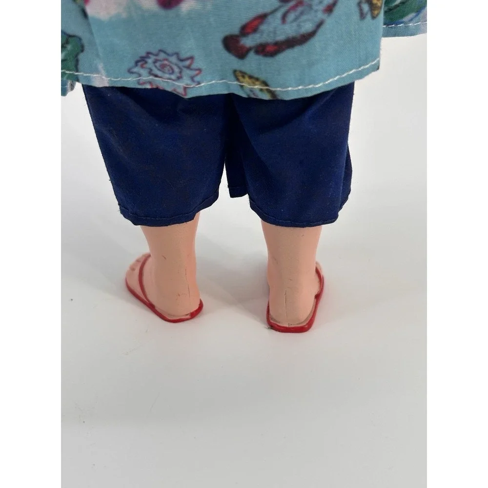 Santa's Workshop Beach Party Coastal Santa Hawaiian Shirt Flip Flops‎ 10